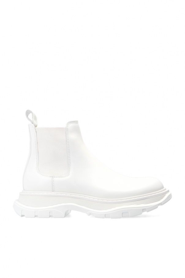 Alexander McQueen Chelsea boots on flagship sole
